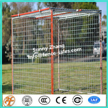 Cages d&#39;ordures de grillage en acier de Galvanzied pour le chantier